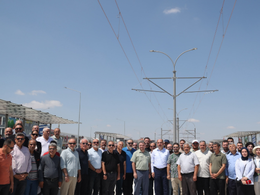 Başkan Altay'dan raylı sistem incelemesi